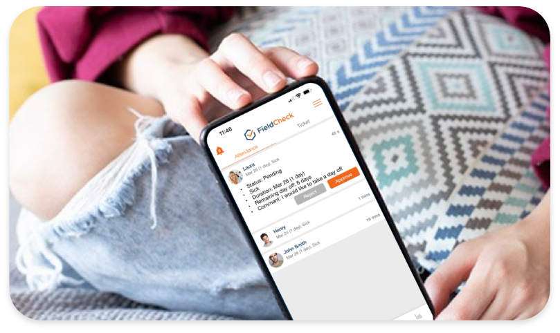 Đơn giản hóa quy trình quản lý ngày phép bằng ứng dụng di dộng.
