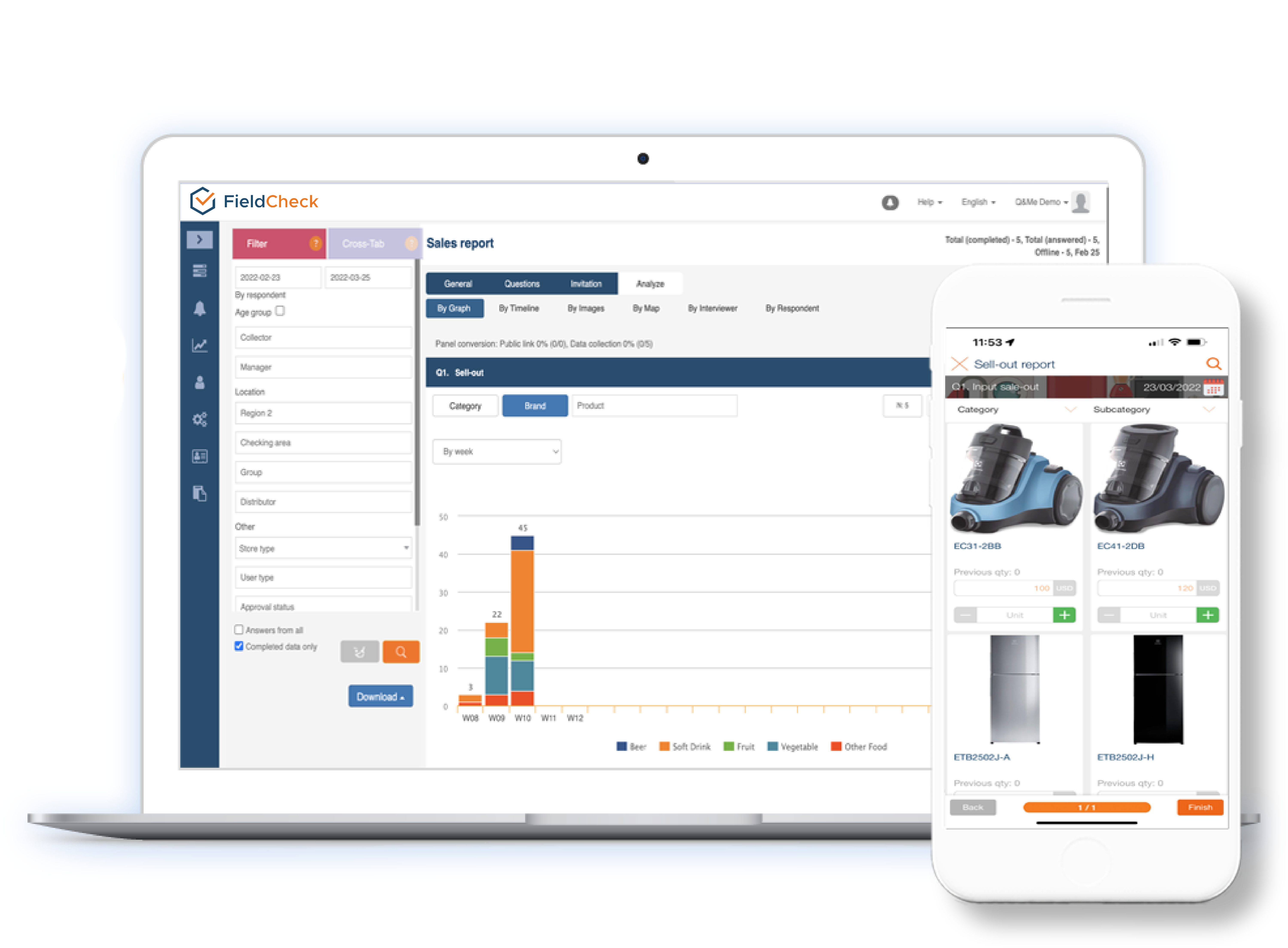 Supports easy metrics reporting and provides in-depth real-time analytics that work online and offline