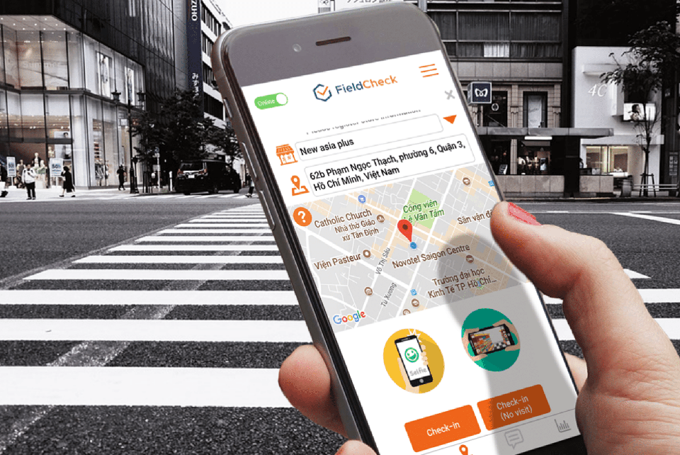 quản lý check-in bằng FieldCheck