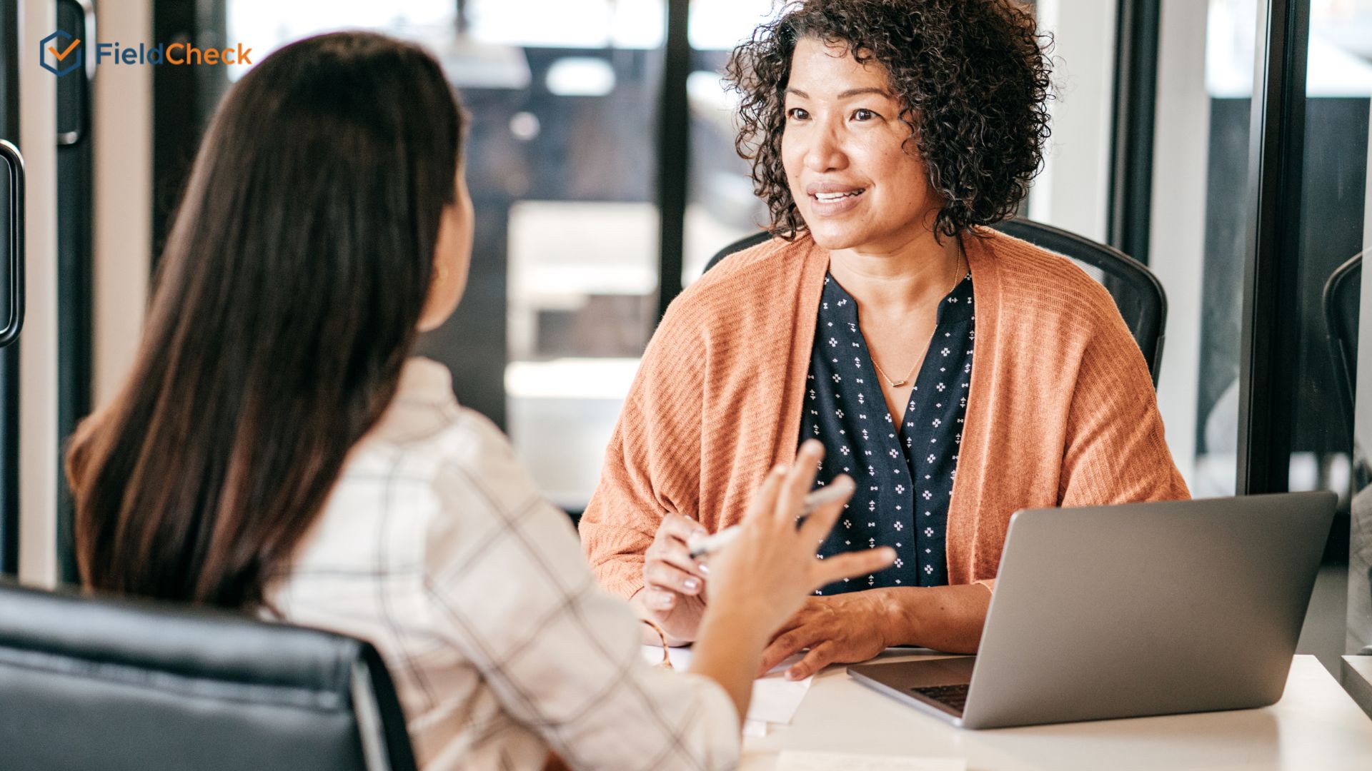 employer talking to employee