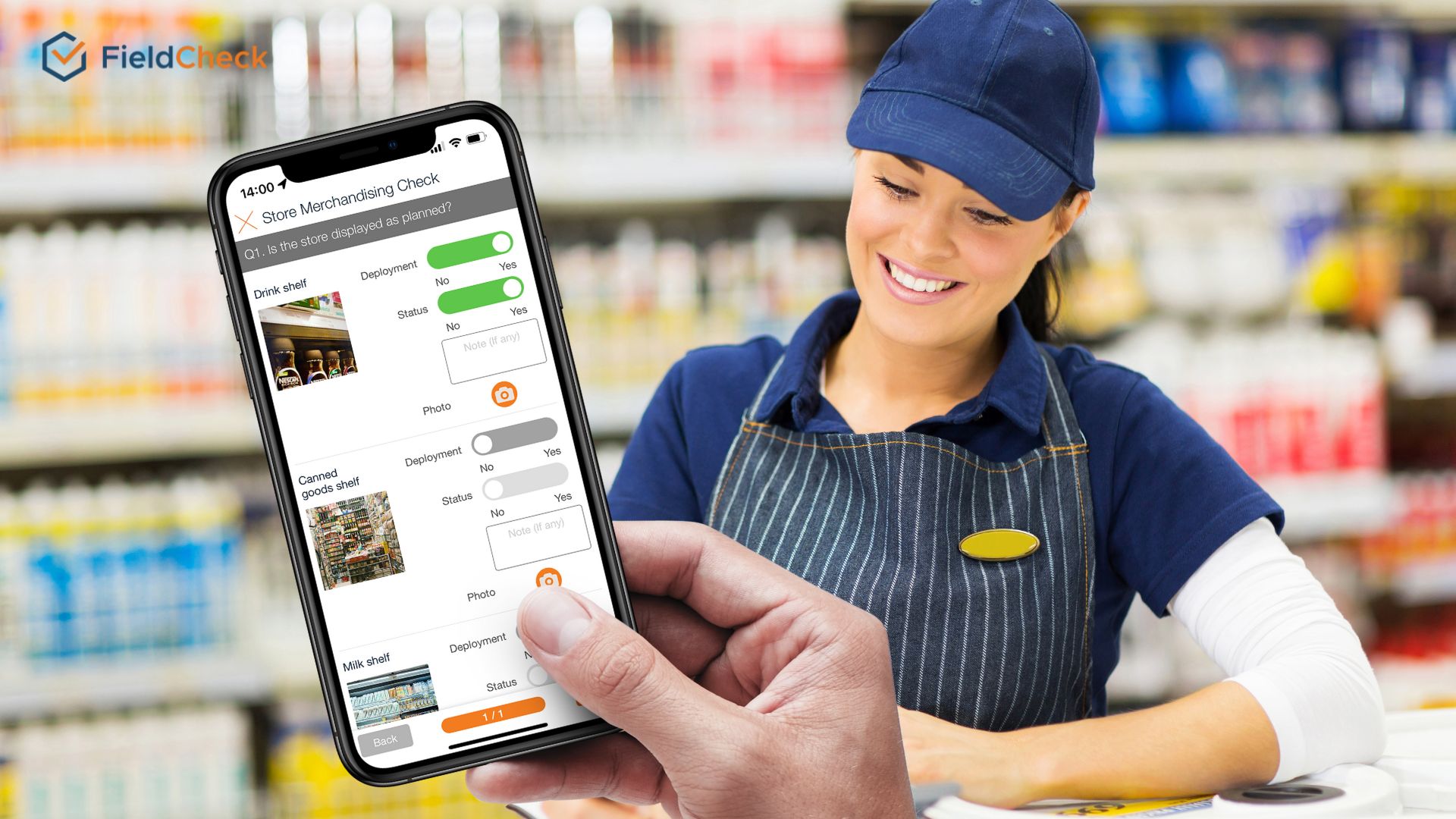fieldcheck supports store merchandising check