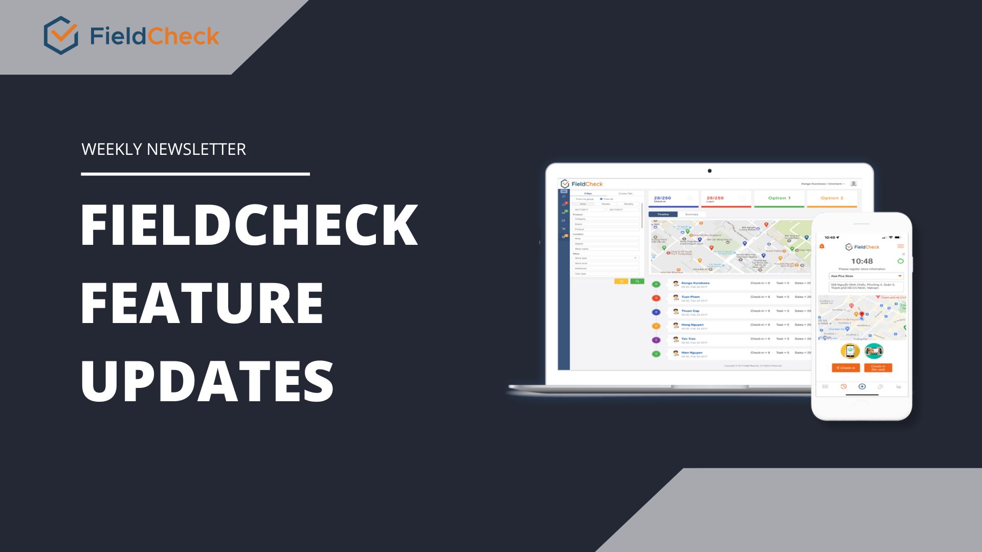 CẬP NHẬT TÍNH NĂNG HỮU DỤNG FIELDCHECK (11, 2022)