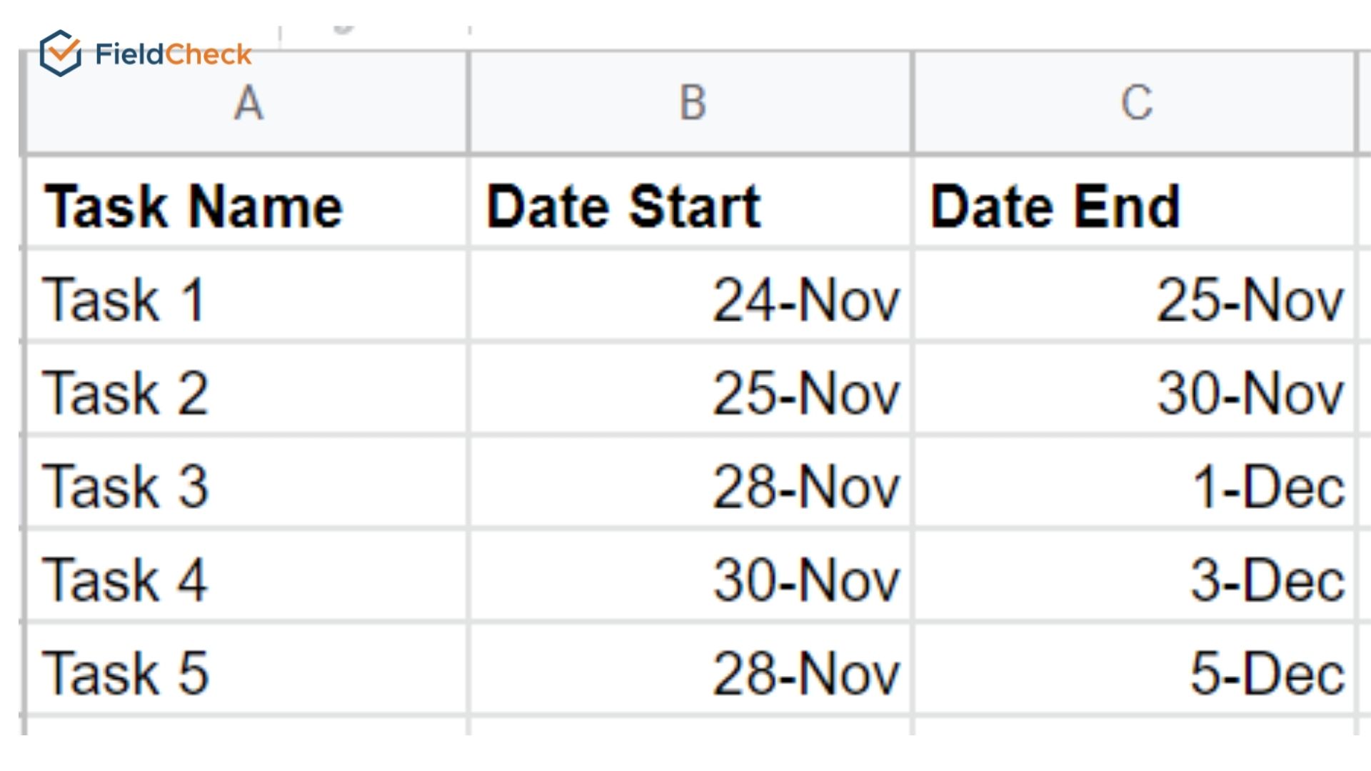 how to make gantt chart by exel