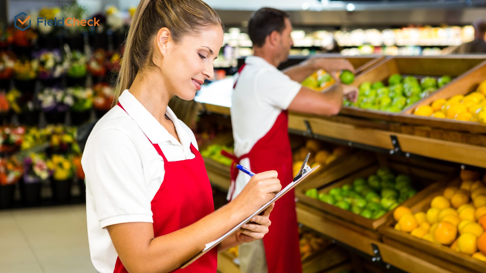 Store employees take notes manually