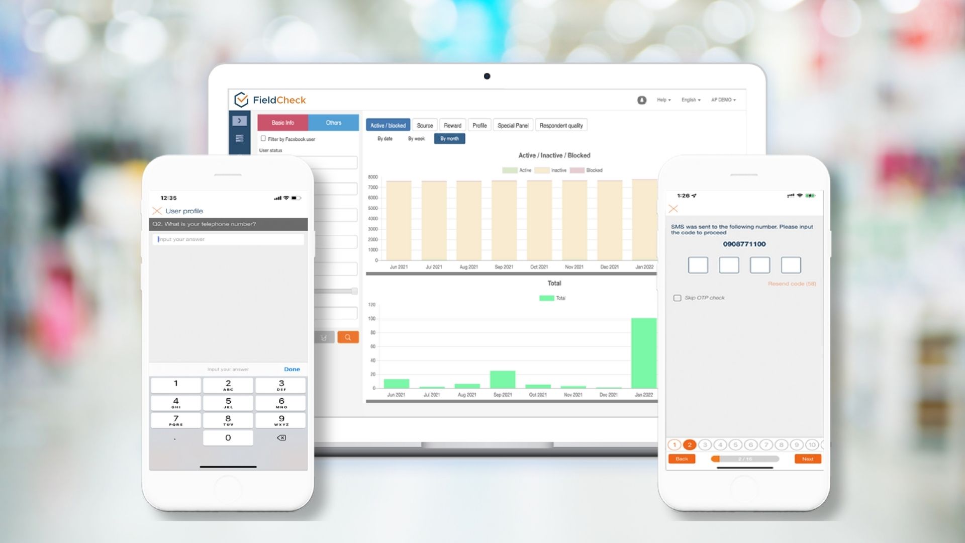 collecting customer data by fieldcheck