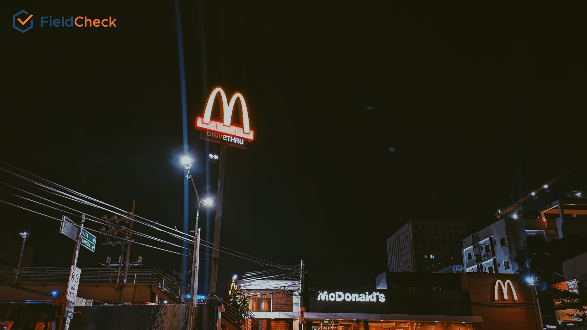 McDonalds' outdoor signage